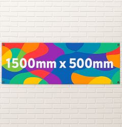 1.5m x 0.5m PVC Banner