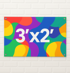 3'x 2' small banner