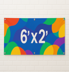 6 x 2 custom printed PVC banner print