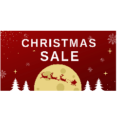 Christmas Sale Banner - 6ft x 3ft