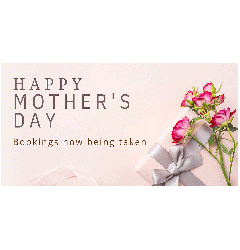 Happy Mothers Day Bookings Being Taken Vinyl Banner - 6ft x 3ft