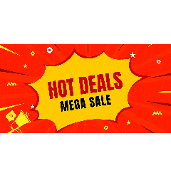 Hot Deals Banner - 6ft x 3ft