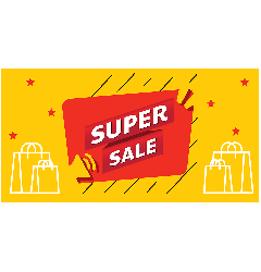 Super Sale Banner - 6ft x 3ft