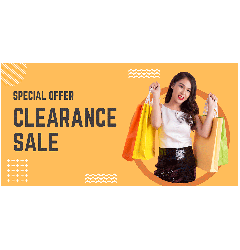 Soecial Offer Clearance Sale Banner - 6ft x 3ft