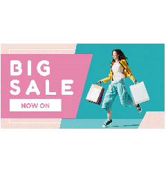 Big Sale Now On Banner - 6ft x 3ft