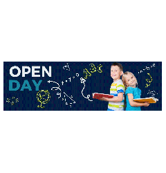 Open Day School Banner - 6ft x 3ft