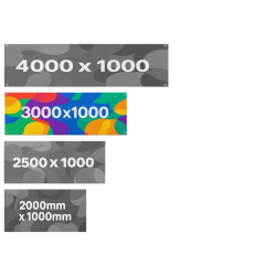 3m x 1m PVC Advertising Banner
