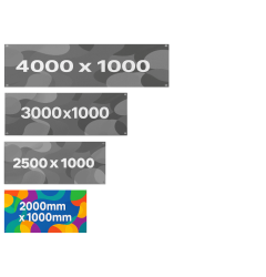 2m x 1m Outdoor Advertising Banner