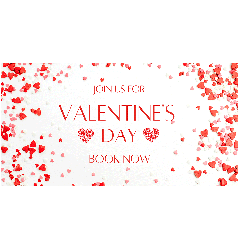 Join Us For Valentine's Day Banner - 6ft x 3ft