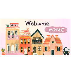 Welcome Home Banner - 6ft x 3ft